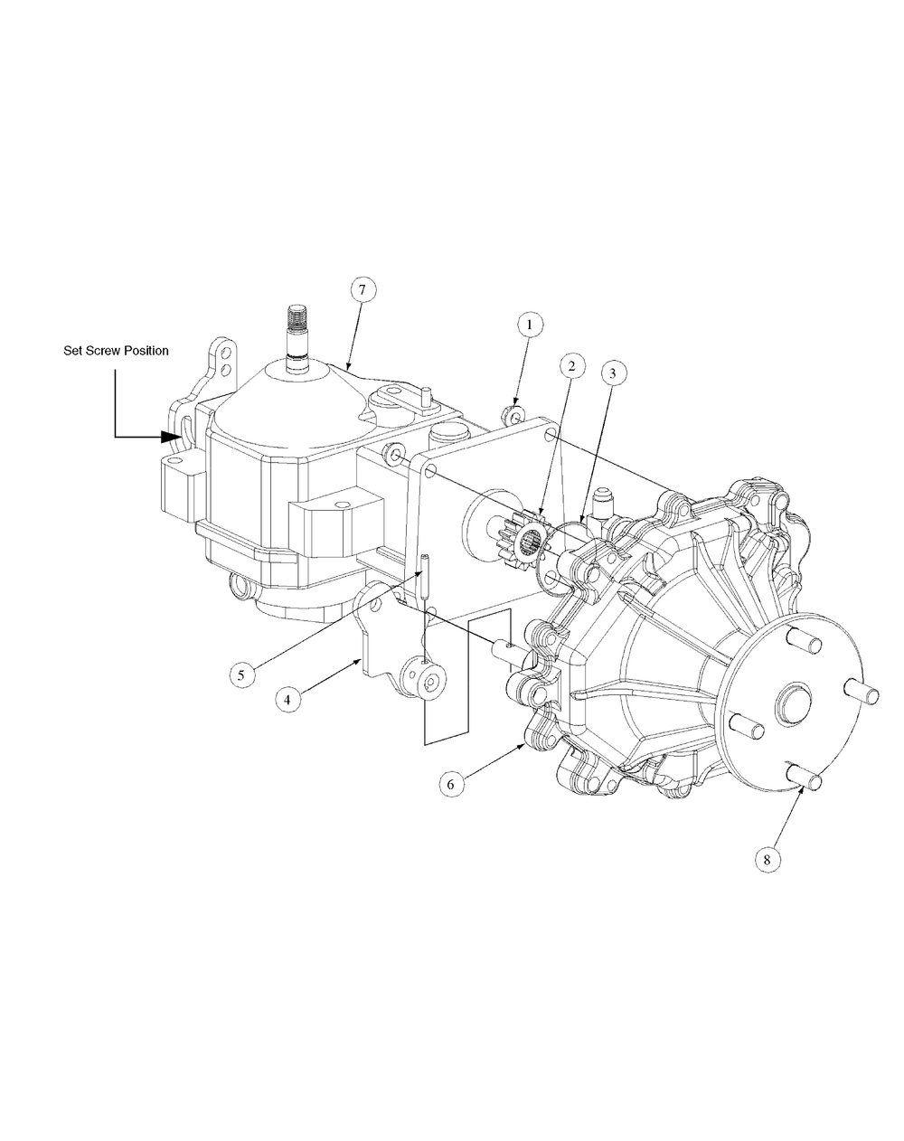 Assembly Pump Right Hand Diagram and Parts List for M50-KHS 53AB5BBP750-23HP-OHV Cub Cadet Lawn Tractor
